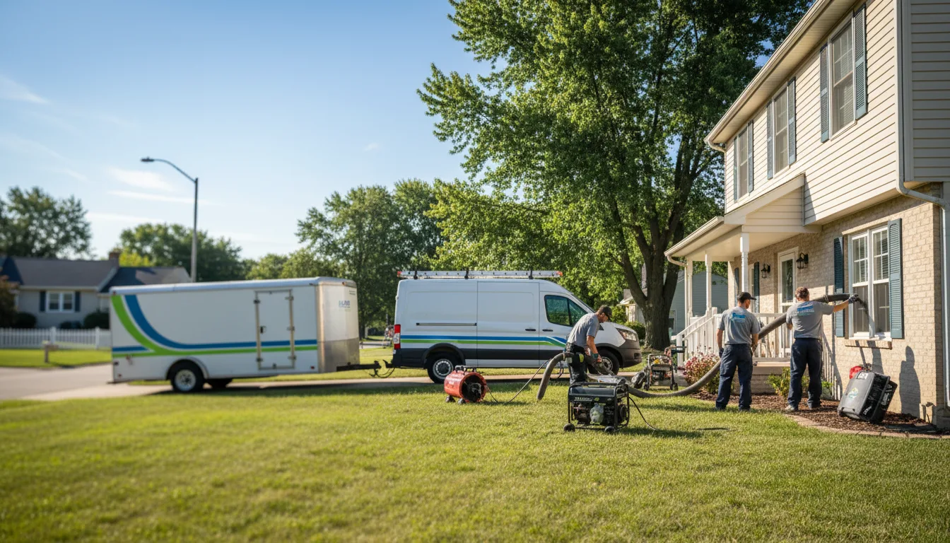 Flooded Basement Restoration And Cleanup With Repair in Seymour, IA near me